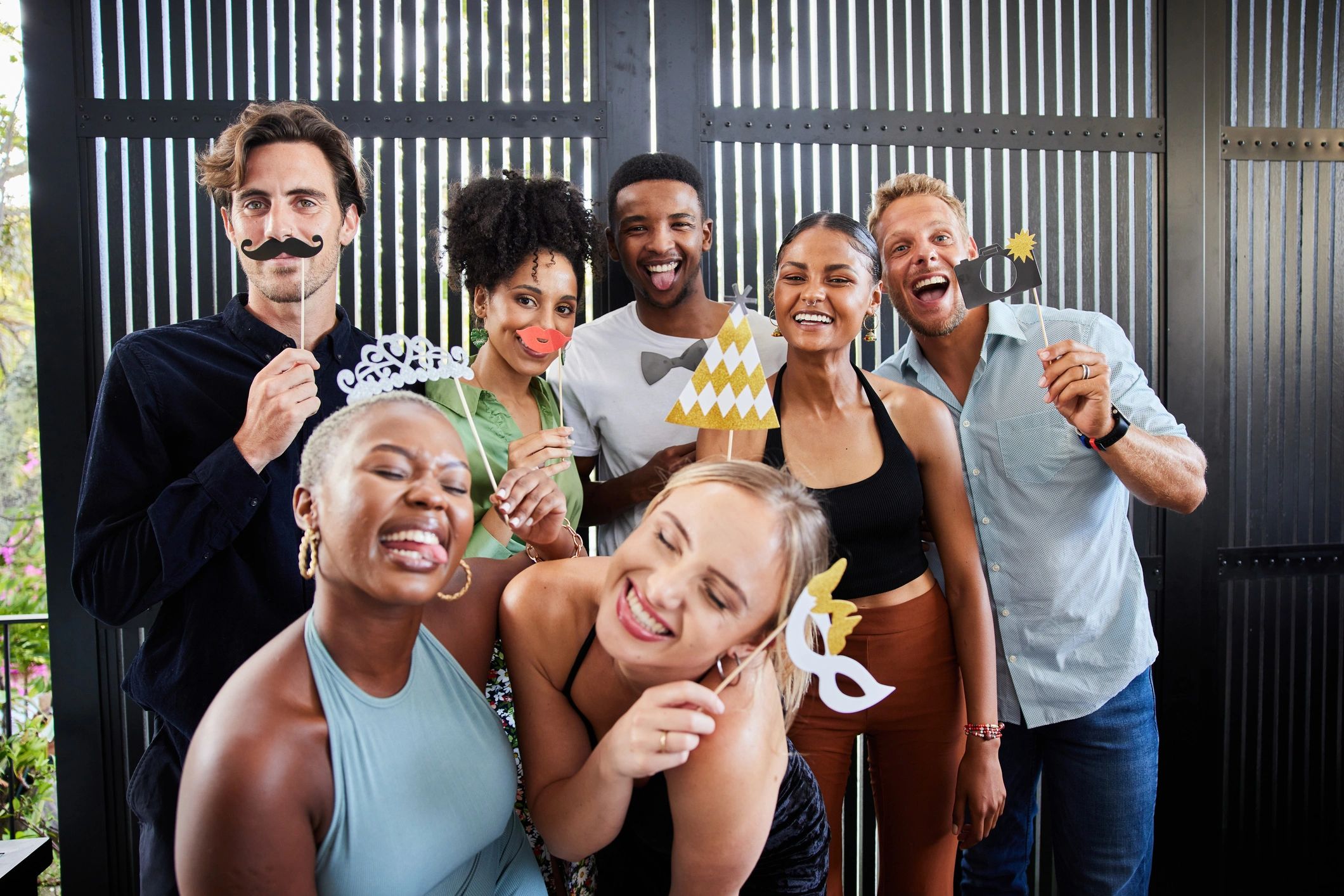 Elegant photo booth for weddings and parties