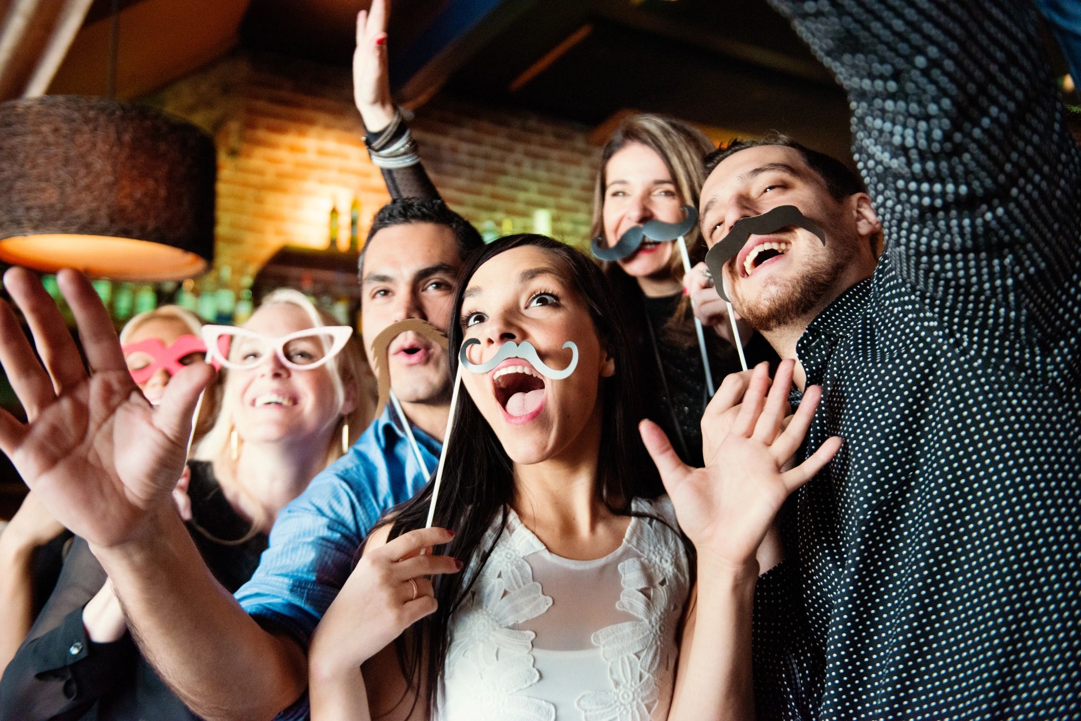 Corporate party photobooth experience